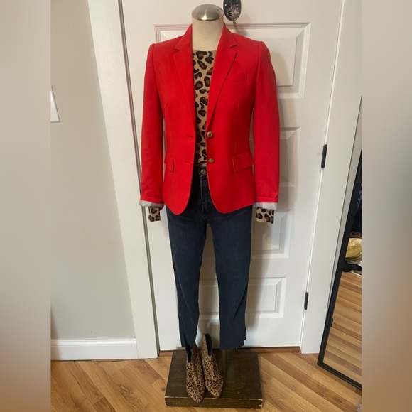 J. Crew Jackets & Blazers - J Crew Red blazer